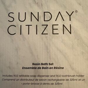 Sunday Citizen Resin Bath Set